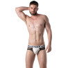 LEADER Slip en mesh LOADED Noir-Blanc